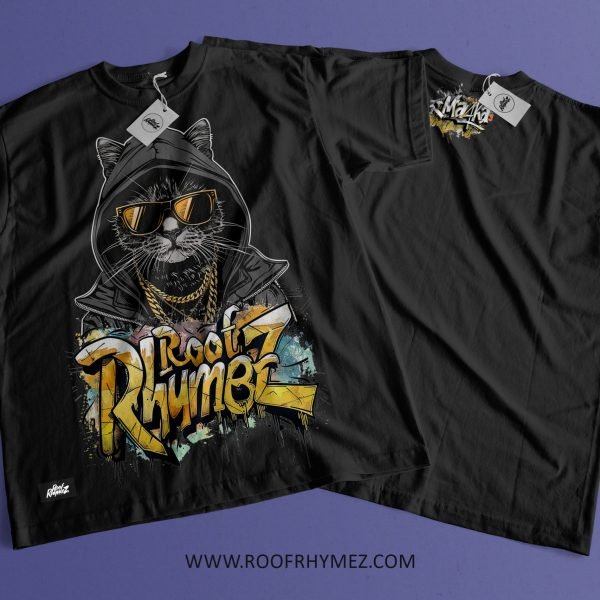 T-SHIRT: "ROOF RHYMEZ MA4KA" - DarkStreetz